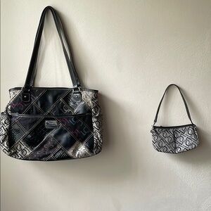 Liz Claiborne Black and Gray  Shoulder Bags